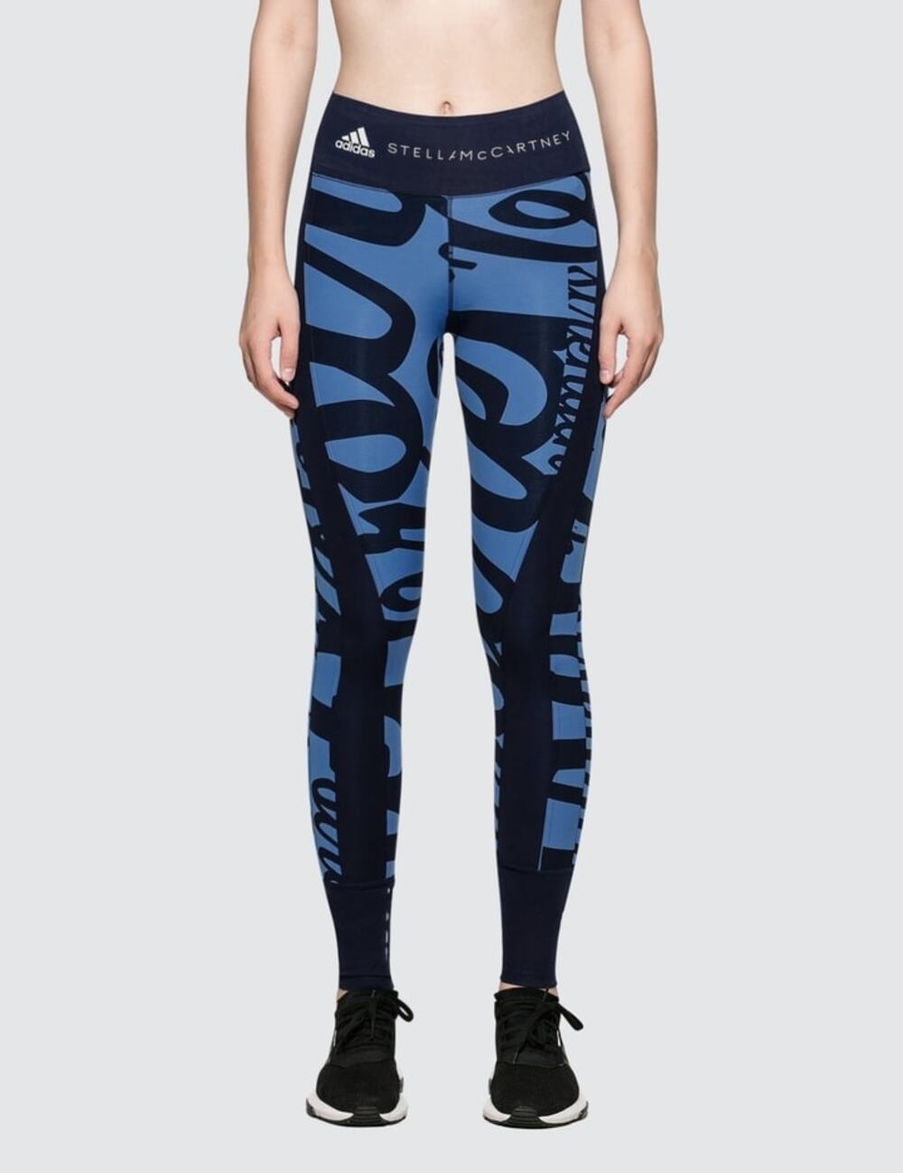 ADIDAS x Stella McCartney Train Comp Tight Blue/Navy Womens Size S